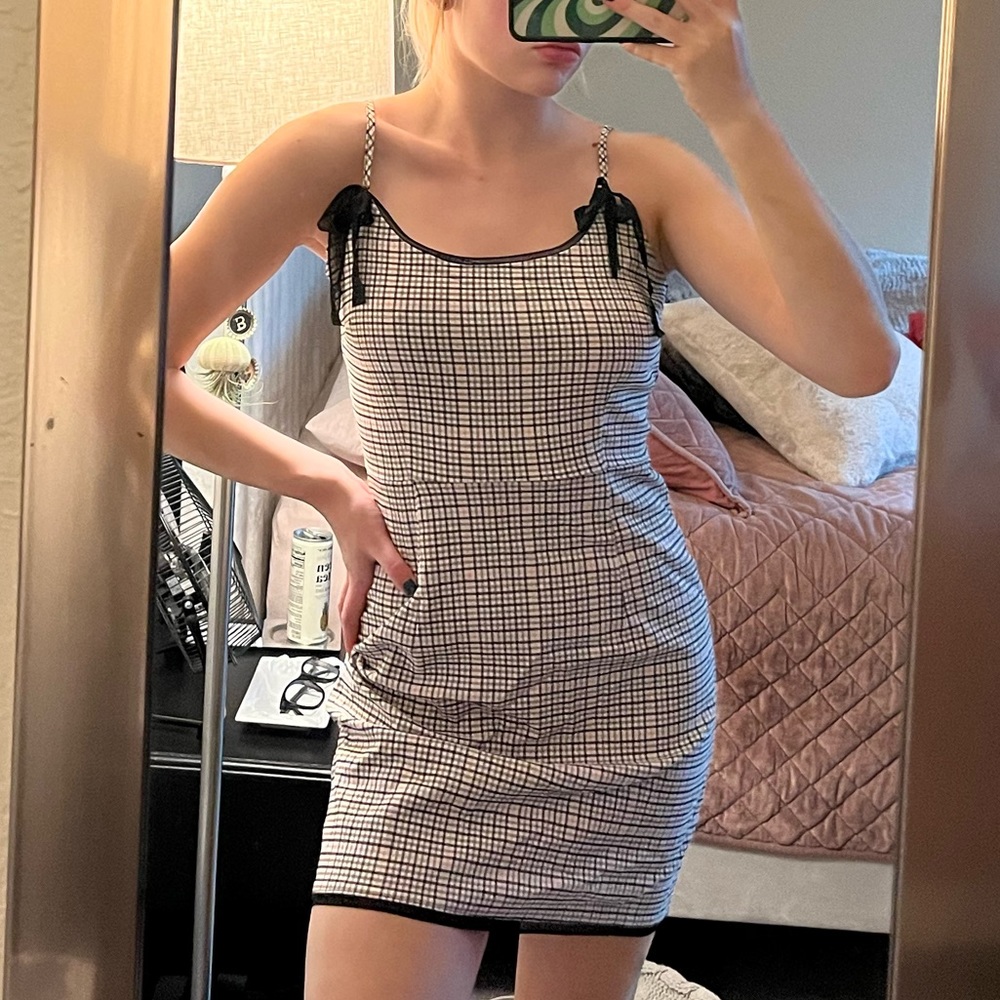 pacsun kendall and kylie plaid dress